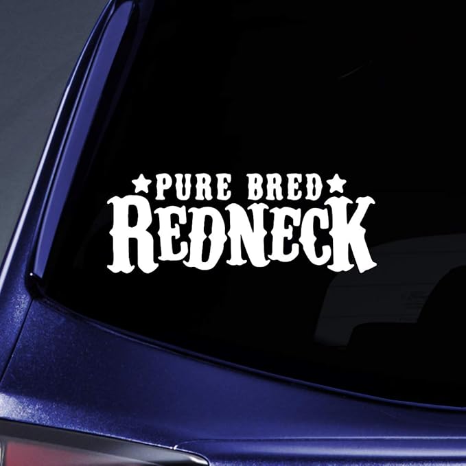 Pure Bred Redneck Decal Car Truck Window Sticker Amazon.co.uk Kitchen
