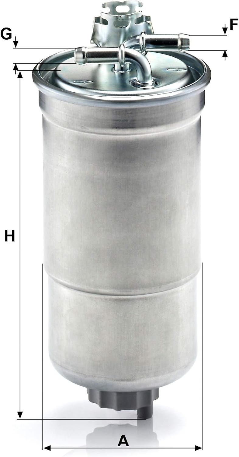 MANN-FILTER WK 853/3 x Fuel Filter - CARS + TRANSPORTERS, Black, Einzelpack - Image 3