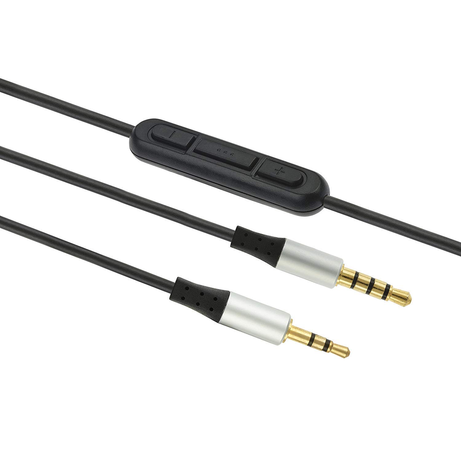 AGS Retail Ltd Compatible Audio Cable Replacement for AKG Headphones – 1.2 m, Headphone Cable with Remote, Mic, 3.5mm/2.5mm Jack | Audio and Video Accessories