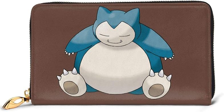 Amazon Amazon限定ブランドカビゴン ポケモン1 長財布 一流の財布職人が作る 財布 本革 ラウンドファスナー 小銭入れ メンズ 男女兼用 財布