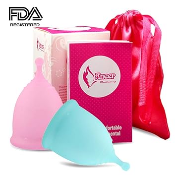 Amazon Com Menstrual Cups Set Of 2 Alternative Moon Tampon Cups