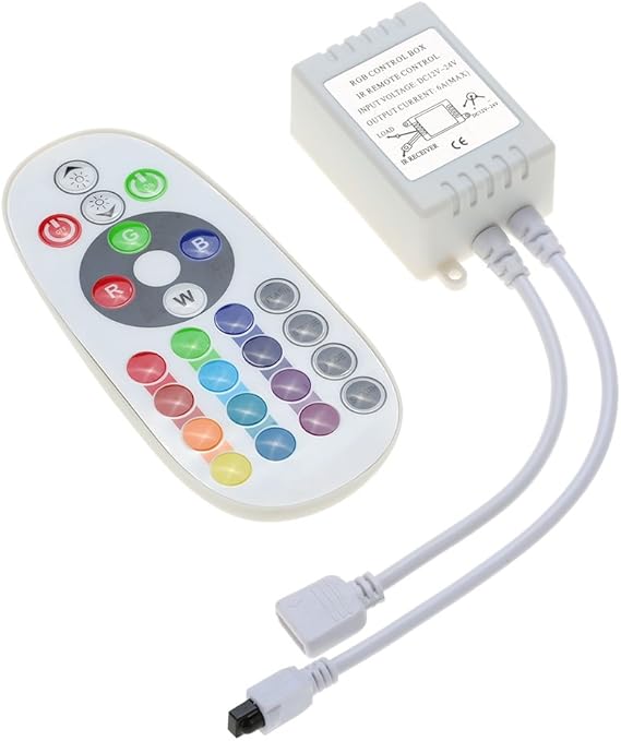 rgb control box ir remote control