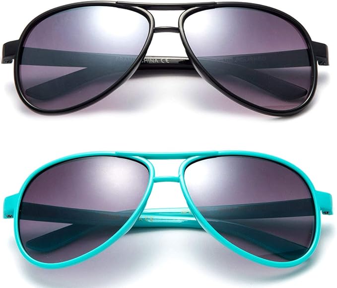 plastic aviator sunglasses