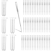 50 PCS Universal Sewing Machine Needles Size 90/14 Heavy Duty Regular Point Machine Needles Quilting Embroidery Machine Needle Compatible with Singer Brother Janome