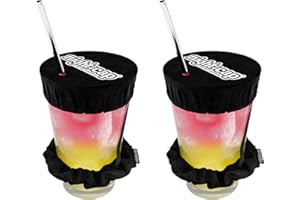 Nightcap The Original Drink Cover Scrunchie, 2 Pack – As Seen On Shark Tank and TikTok - Reusable - Wear On Wrist Or in Hair,