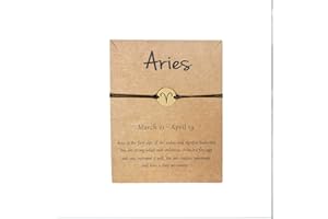 XUN Zhe Silver Zodiac Bracelet Constellation Sign Bracelet for Women.12 Astrology Horoscope Bracelet/Anklet Friendship Couple Jewelry with Card