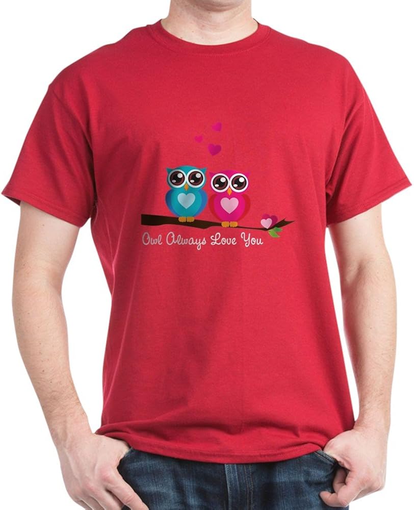 CafePress T-Shirt Eule Always Love You, dunkel: Amazon.de: Bekleidung