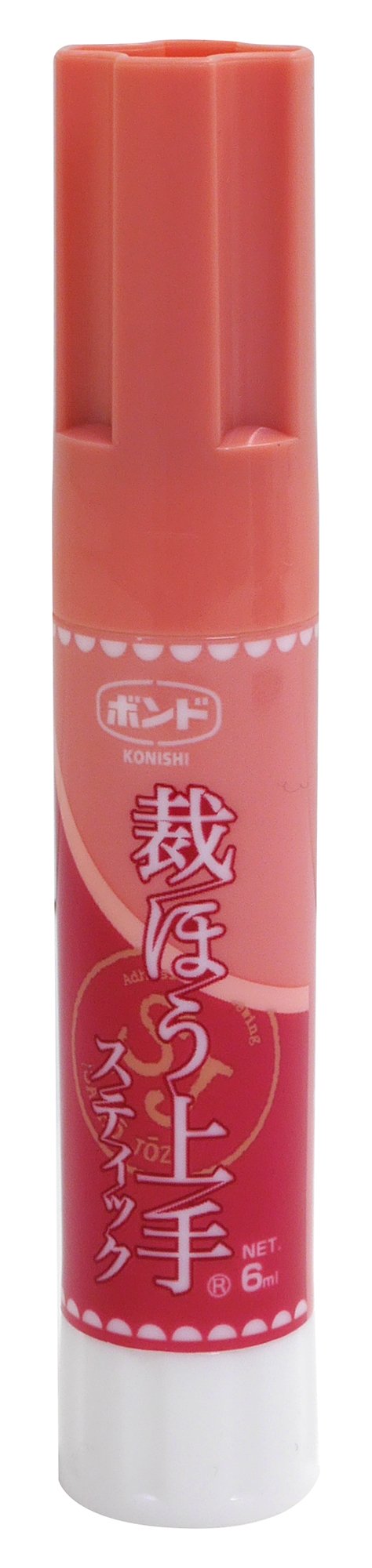 コニシ ボンド 裁ほう上手スティック 水性ウレタン系接着剤 6ml #05748 ピンク商品画像