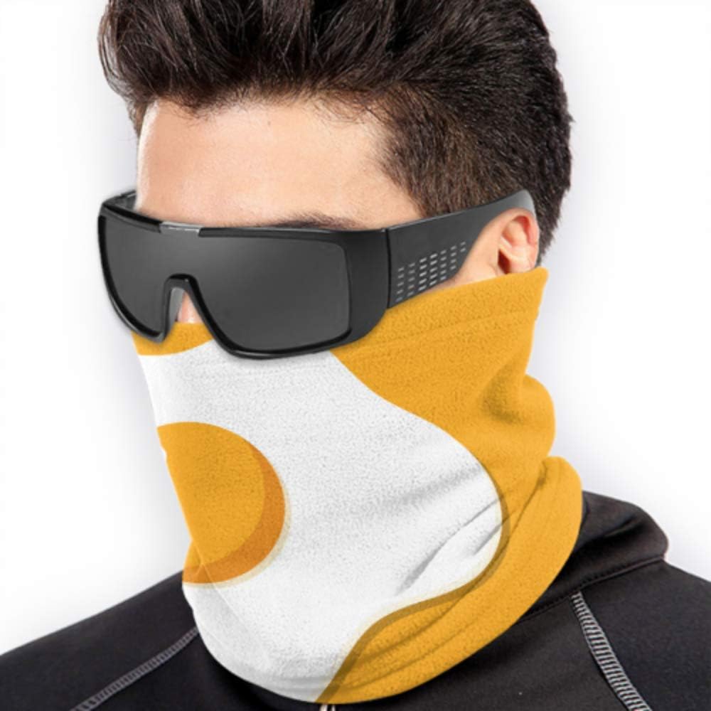 Delicious Yellow Omelet Dust Neck Gaiter Mask Balaclava Face Mask For