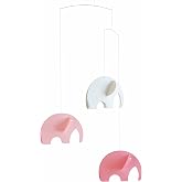 Elephant Nursery Mobile - Handmade Teak Wood Hanging Mobile, 29 Inches, By Flensted (Denmark) - View #6