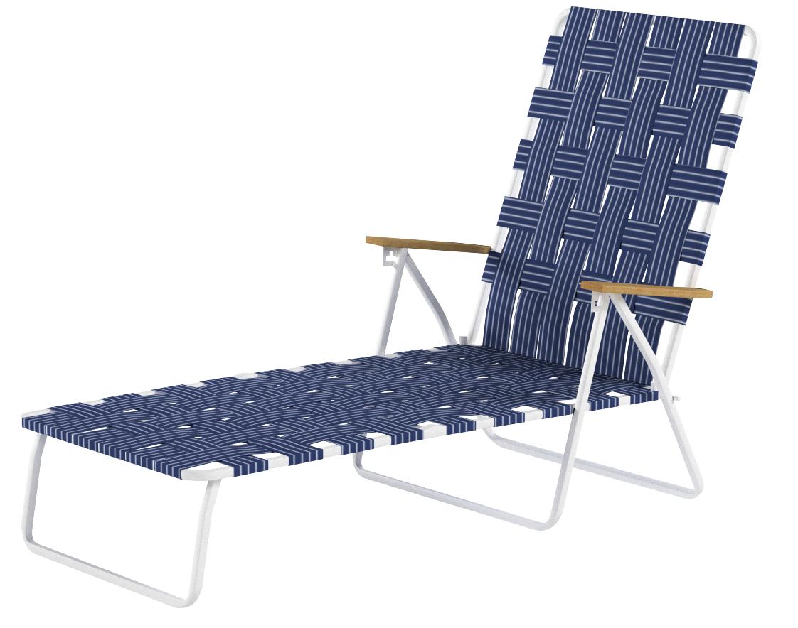 Lounge Chairs Chairs Rio Brands BY4050138 Hi Back  Chaise Blue