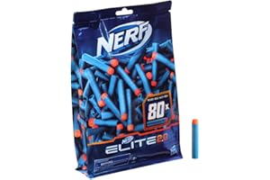 Nerf Elite 2.0 80-Dart Refill Pack - 80 Official Nerf Elite 2.0 Foam Darts - Compatible with All Nerf Blasters That Use Elite