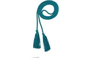 Graduation Honor Cord - Teal - Every School Color Available - Made in USA - by Tassel Depot