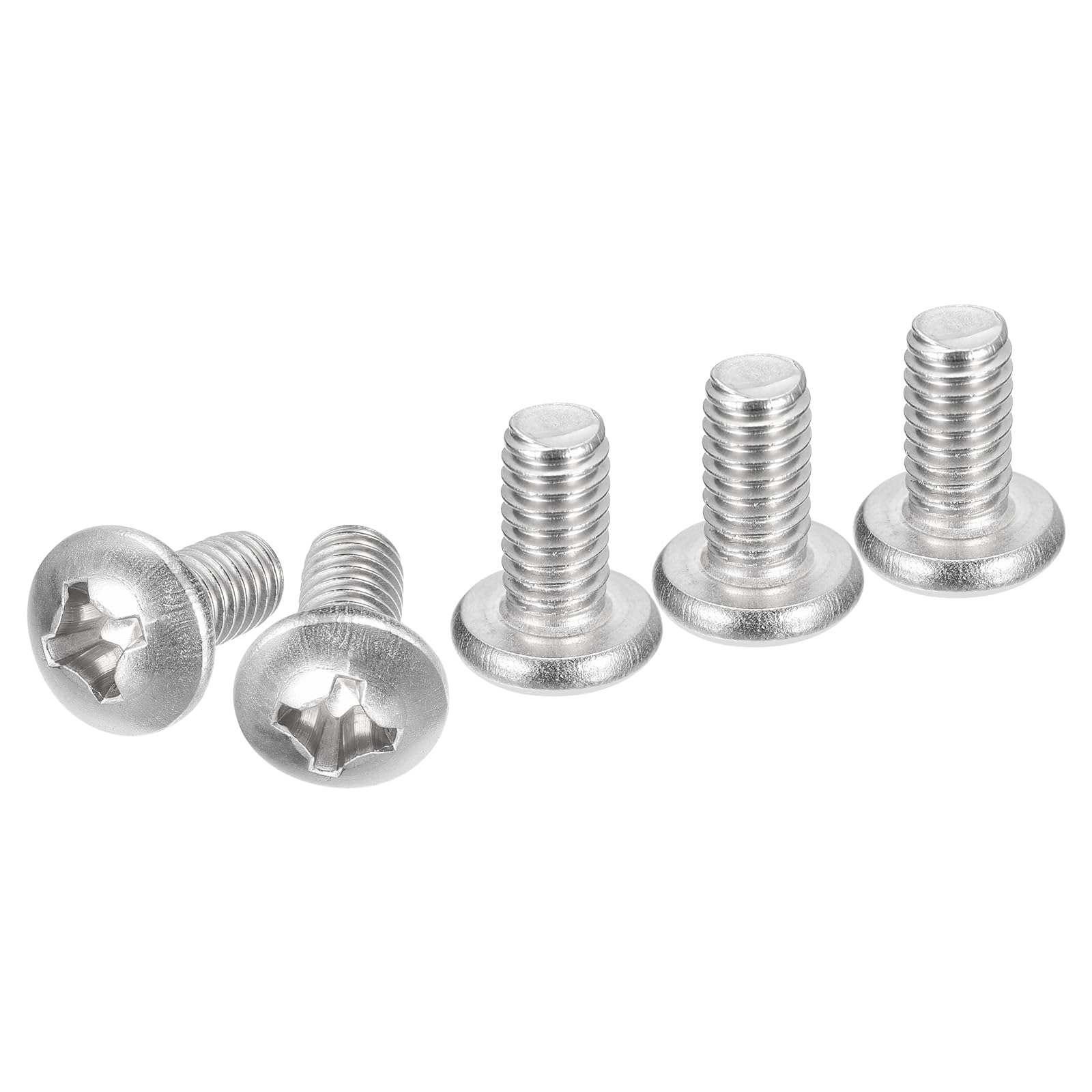 DTGN 5/16-18x5/8" Pan Head Machine Screws, 25Pcs 304 Stainless Steel, Phillips Drive, UNC Full Thread, Bright Finish, Screws Bolts Kit — image 1