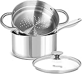 MICHELANGELO 3 Quart Saucepan with Lid