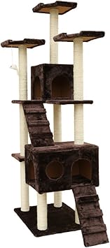 Action Club 72 Arbre A Chat Avec Griffoir Amazon Fr Animalerie