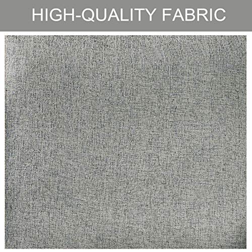Top Space Accent Chair Living Room Chairs Arm Chair Single Sofa Upholstered Gray Comfy Fabric Mid-Century Modern Furniture for Bedroom Office (1PCS-1, Gray)