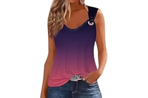 FQZWONG Lightning Deals of Today Tank Top for Women Womens Summer Clothes Ladies Tops and Blouses Sleeveless V Neck T Shirts