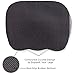 SnugPad Memory Foam Enhanced Non-Slip Orthopedic Coccyx Tailbone Office Chair Car Seat Cushion Sciatica & Back Pain Relief, Standard Size Black, 17.9 x 14 x 2.8 inches, Dark Gray