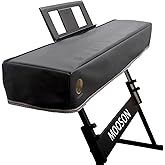 Mooson Keyboard Piano Cover Digital Piano Dust Covers Luxury Soft and Premium Surface Thickening Electronic Organ Covering Keyboard Update Encasement (Black)