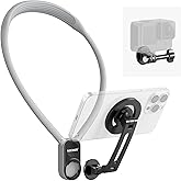 Neewer Magnetic Neck Holder for Action Camera Phone Hands Free Neck Tripod Chest Mount Compatible with GoPro DJI Insta360 iPh