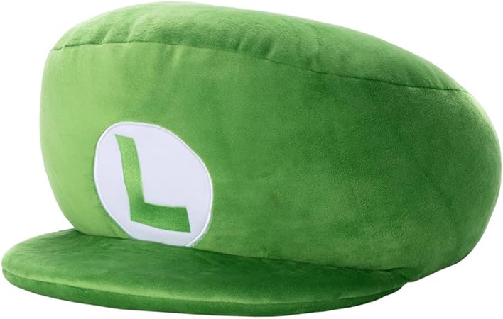 Amazon スーパーマリオ Mocchi Mocchi Gamestyle ルイージの帽子 ぬいぐるみ 全長約38cm ぬいぐるみ おもちゃ