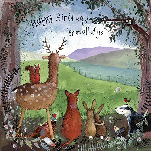 ALEX CLARK Forest Friends Birthday Card