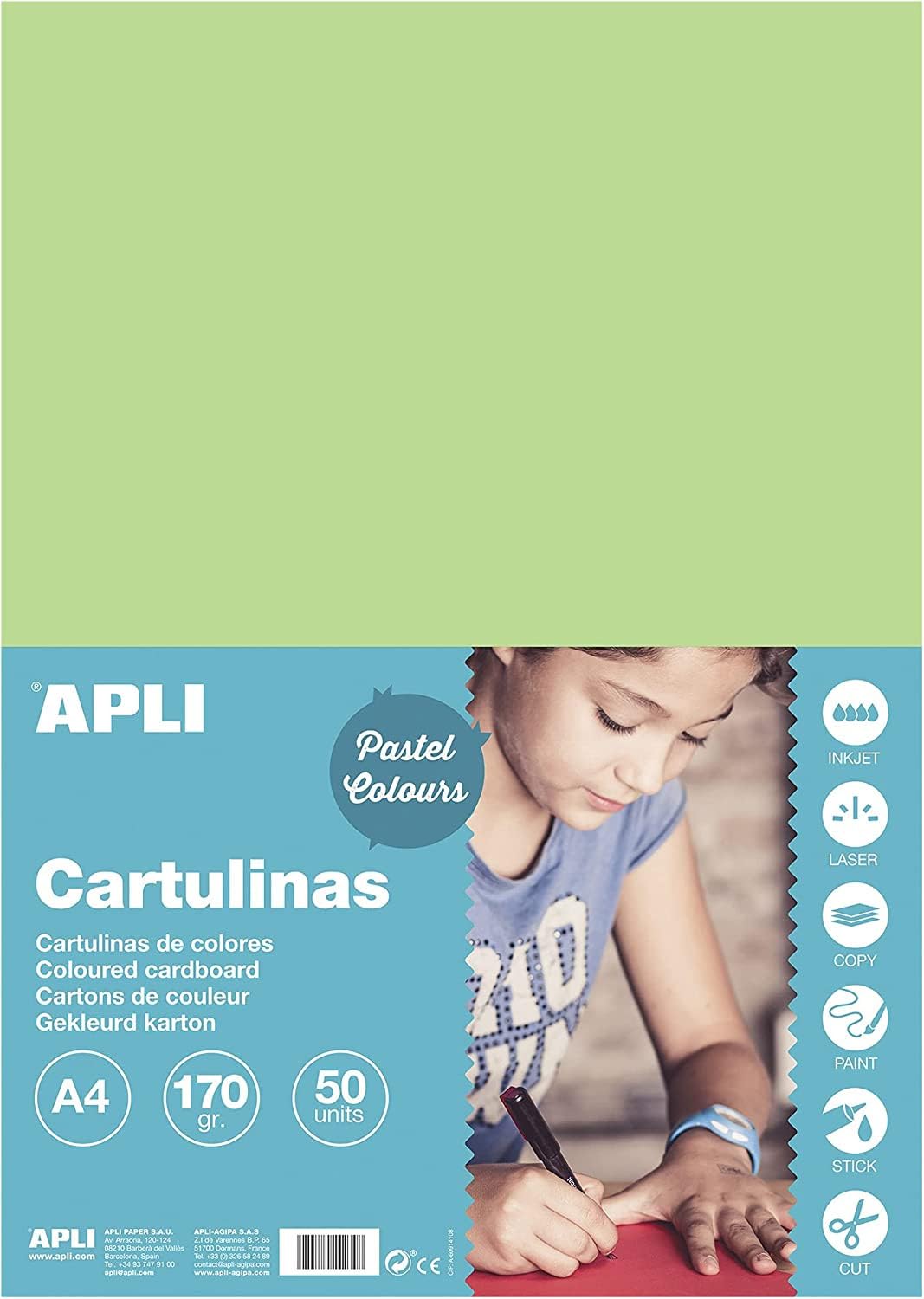 APLI 1423 A4 A4 Light Green