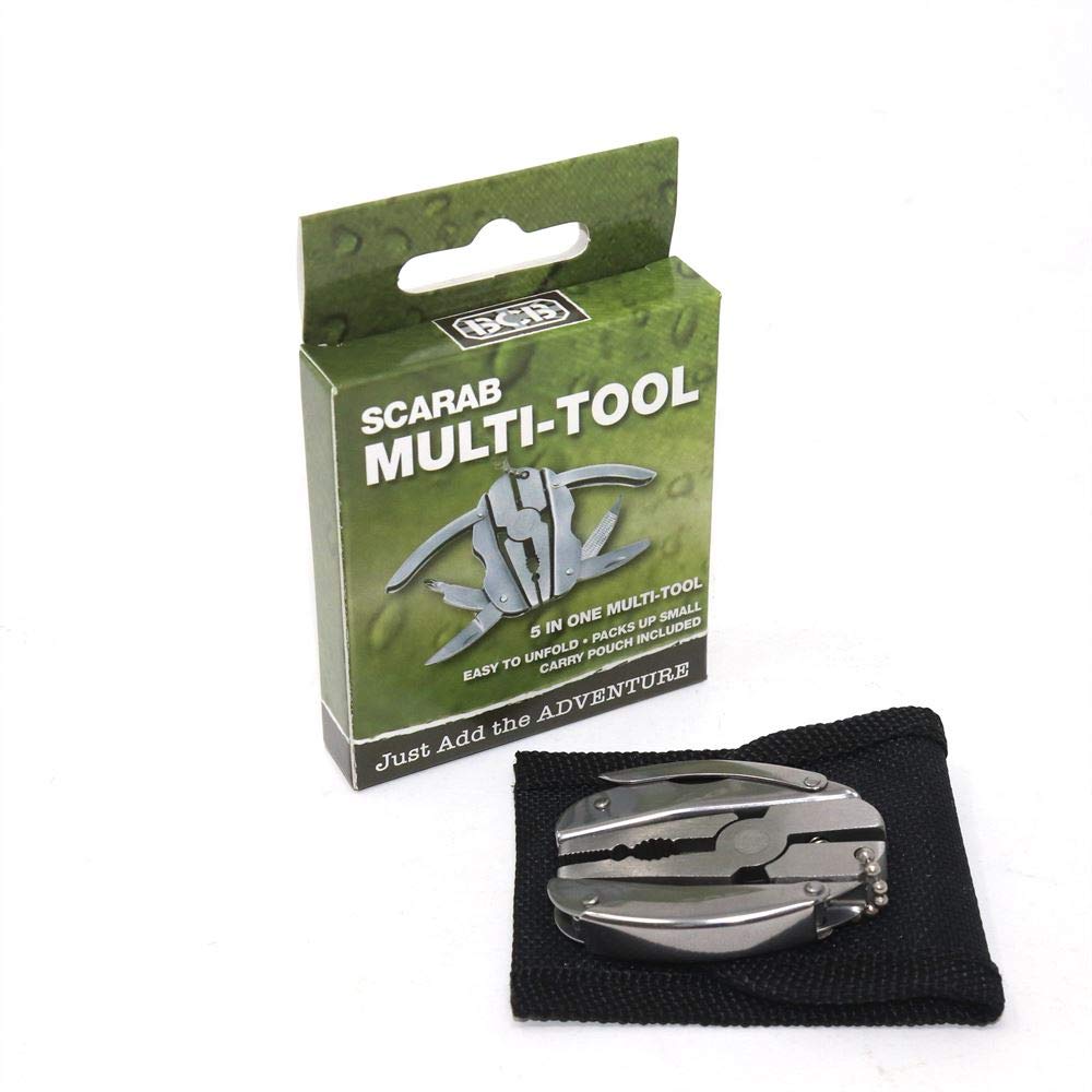 Bcb Unisex's Scarab Multi Tool, Silver, One size