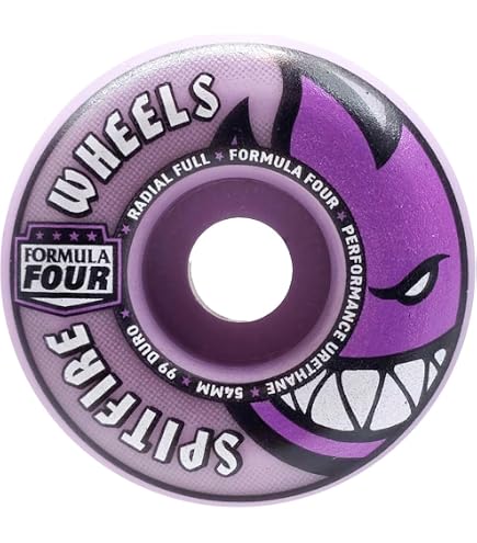 Amazon.com : Spitfire Skateboard Wheels 55mm F4 99A Radial Full