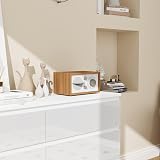 Panana Modern High Gloss Drawer Cabinet 6 Drawers White Bedside Table view 7