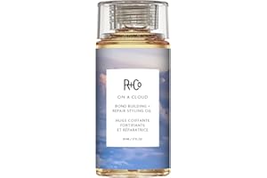 R+Co On a Cloud Bond Building Repair + Styling Oil - Lightweight Silicone-Free Hair Oil for Frizz Control, Shine, Heat & UV Protection - Strengthens & Repairs All Hair Types - 1.4 Fl Oz / 41 mL