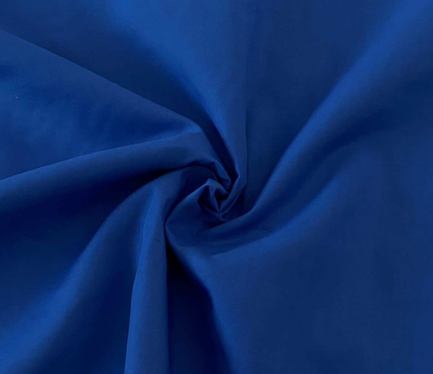 Novato Textiles Plain Polycotton Fabric Dress Craft Material 44" Wide Available in 11 Colours (Royal Blue, 5 Meter)
