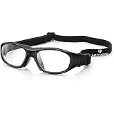 UKNOW Sports Goggles, Anti Fog Protective Eyewear, UV Protection Sports Glasses for Basketball, Racquetball, Pickleball