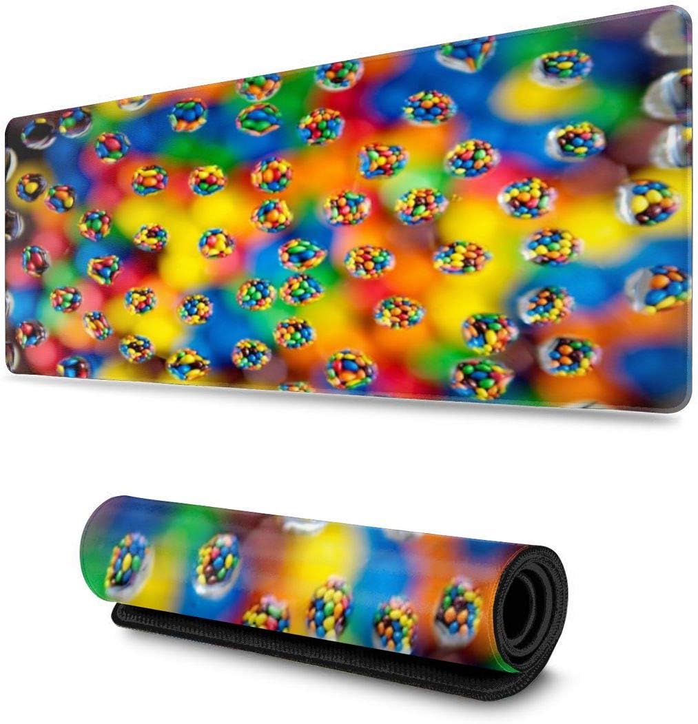 Colorful Waterdrop Decorative Mouse Pad, Large Size Mouse