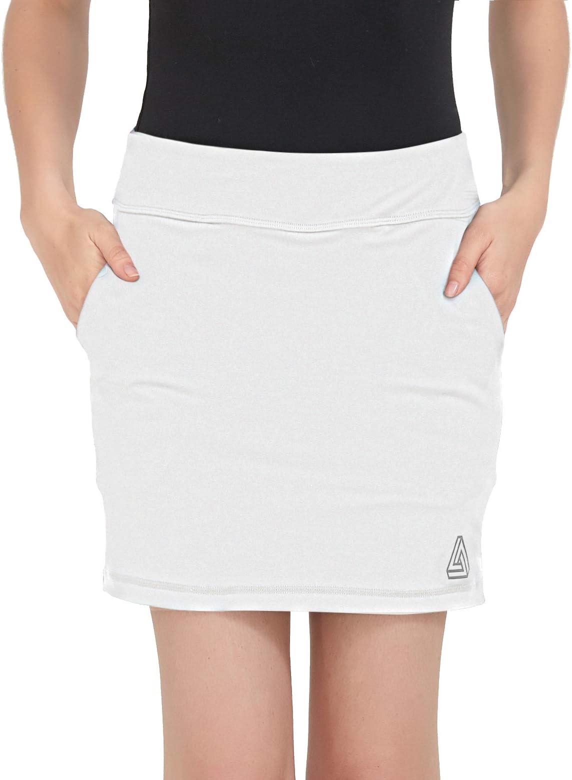 DOMICARE Women Active Athletic Skorts with Pockets - Lightweight Quick Dry Skirt with Short for Workout Sports…