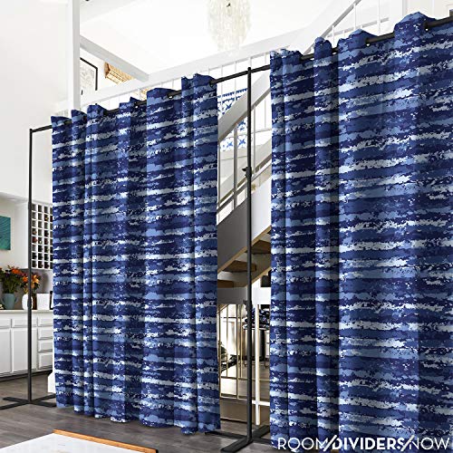 RoomDividersNow End2End Divider Stand - Medium - 7ft 6in to 12ft Wide, Black