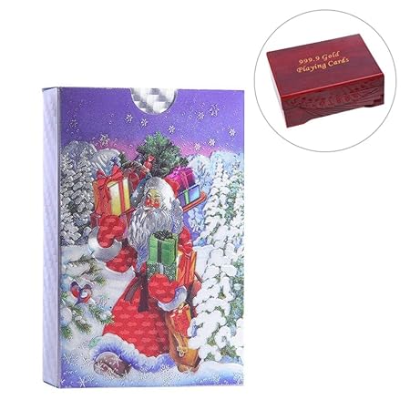 Forart Christmas Babbo Natale Carte Da Gioco Mazzo Da Poker