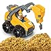 Kinetic Rock - 3-in-1 Loader with Construction Tools & Gold for Ages 3 & Up