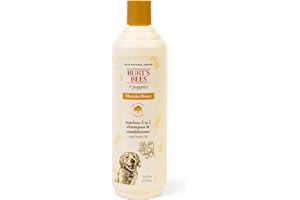 BURT'S BEES FOR PETS Burt’s Bees for Pets Manuka Honey Tearless 2 in 1 Shampoo and Conditioner for Puppies with Jojoba Oil, 16 Fl Oz