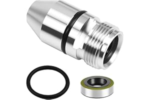 Speedometer Gear Housing Compatible with Chevy TH350, Speedometer Gear Sleeve Housing Set Includes O-Ring and Metal Wrapped S