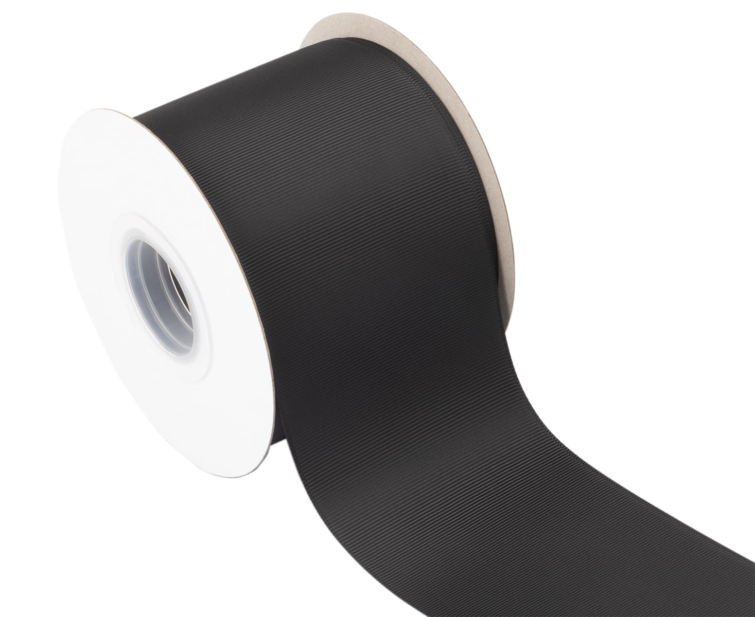 AVANAVA 75mm Wide Ribbon Grosgrain Ribbon - 22 Meters (030-Black) — image 1