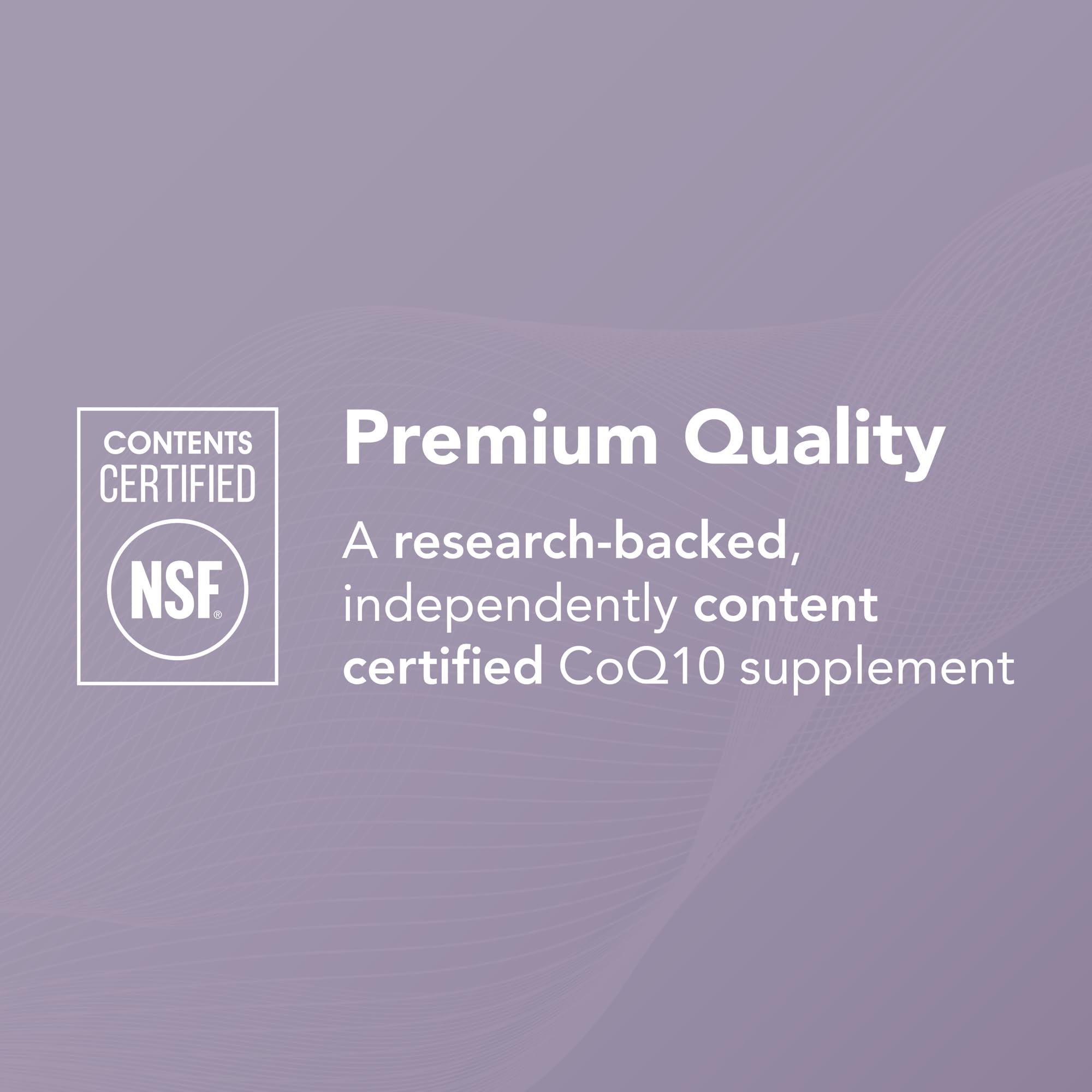 Theralogix NeoQ10 Coenzyme Q10 Supplement - Heart Health & Fertility Support - CoQ10 Fertility Supplement for Men & Women* - NSF Certified - 90 Softgels (90-Day Supply)