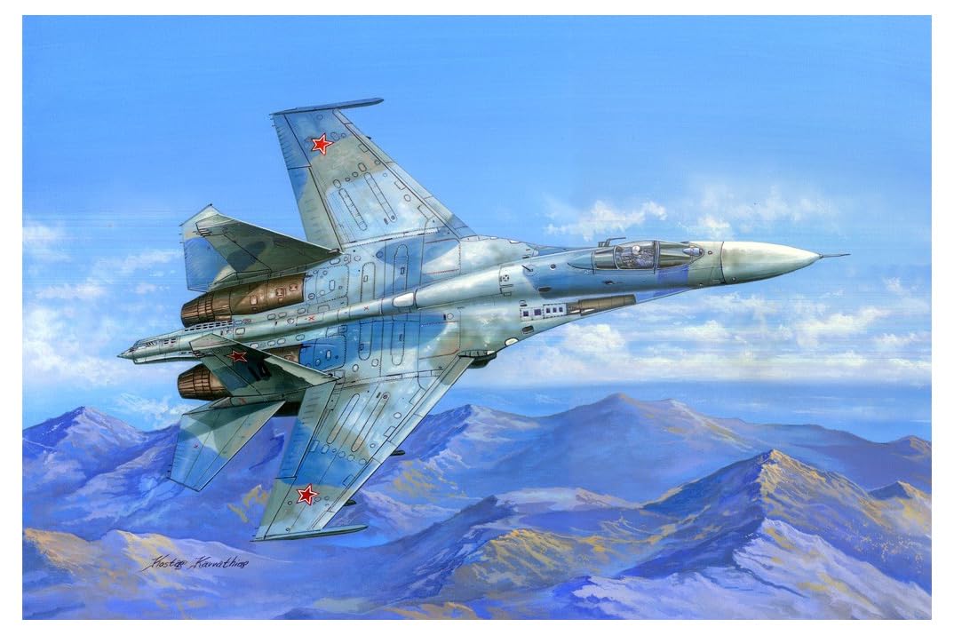 Hobbyboss 81711 "Su-27 Flanker B Model Kit, 1:48 Scale