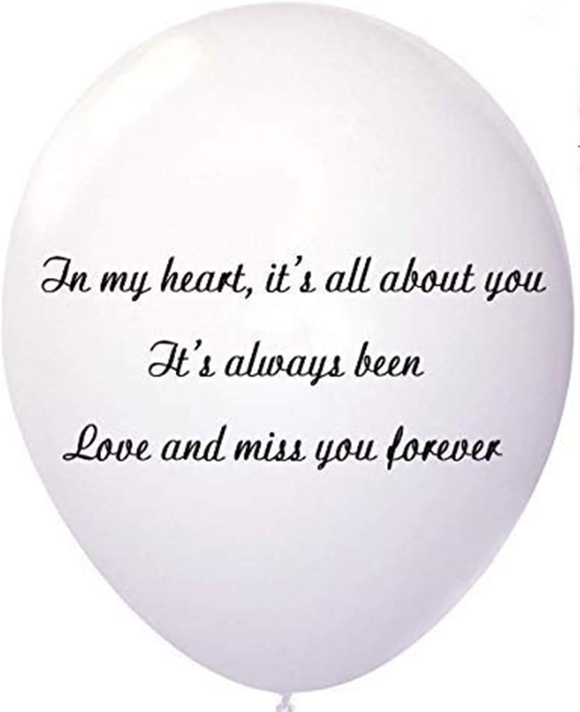 Remembrance Bereavement Balloons, White Personalizable Funeral Balloons for Memorial Table, Memory Releases, Condolence, Anniversary, Sympathy Gifts by Amaya - 30Pc White Biodegradable Balloons