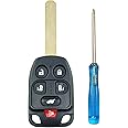 furbemesk Replacement Key Fob Cover Case fit for 2011 2012 2013 Honda Odyssey Keyless Entry Key Fob Shell