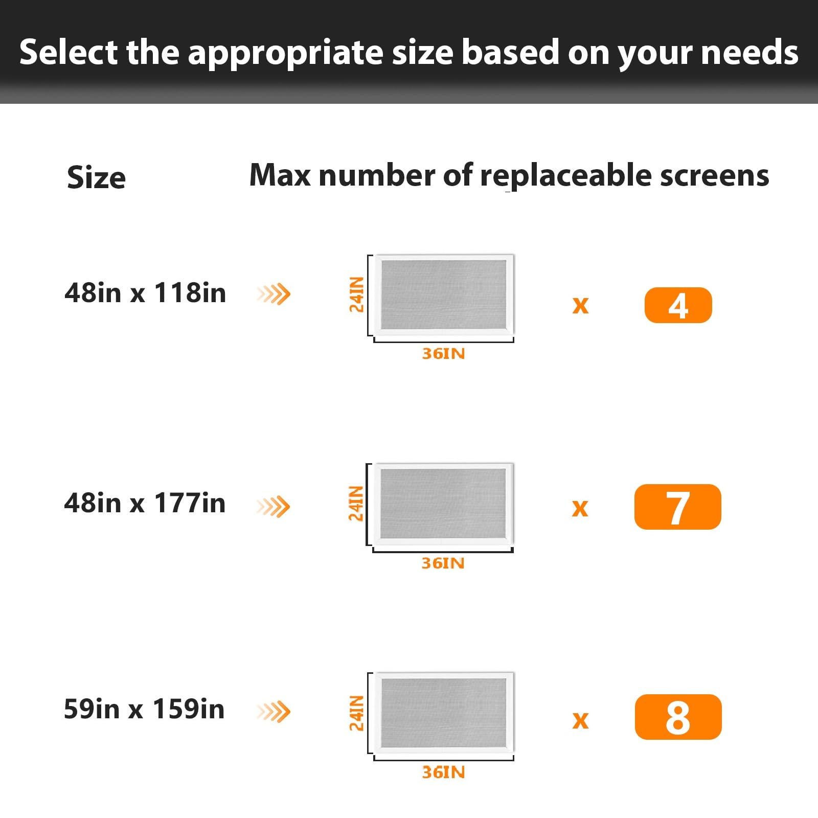 Window Screen Door Repair Kit, 48