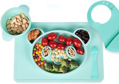 Bebe Assiette Napperon En Silicone Assiette Antiderapante Avec Ventouse Sans Bpa Et Approuvees Par La Fda Set De Table Placemat Enfant Adapte Au Lave Vaisselle Et Au Four A Micro Ondes Le Repas De Bebe Assiette Napperon En Silicone Assiette Antiderapante Avec Ventouse Sans Bpa Et Approuvees Par La Fda Set De Table Placemat Enfant Adapte Au Lave Vaisselle Et Au Four A Micro Ondes Le Repas De