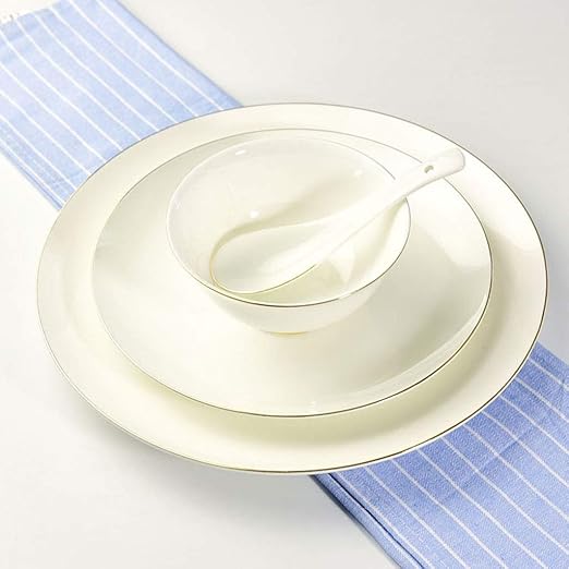 WY-Tong Vajilla De Cerámica (4 *), Plato Redondo Desayuno Cena ...