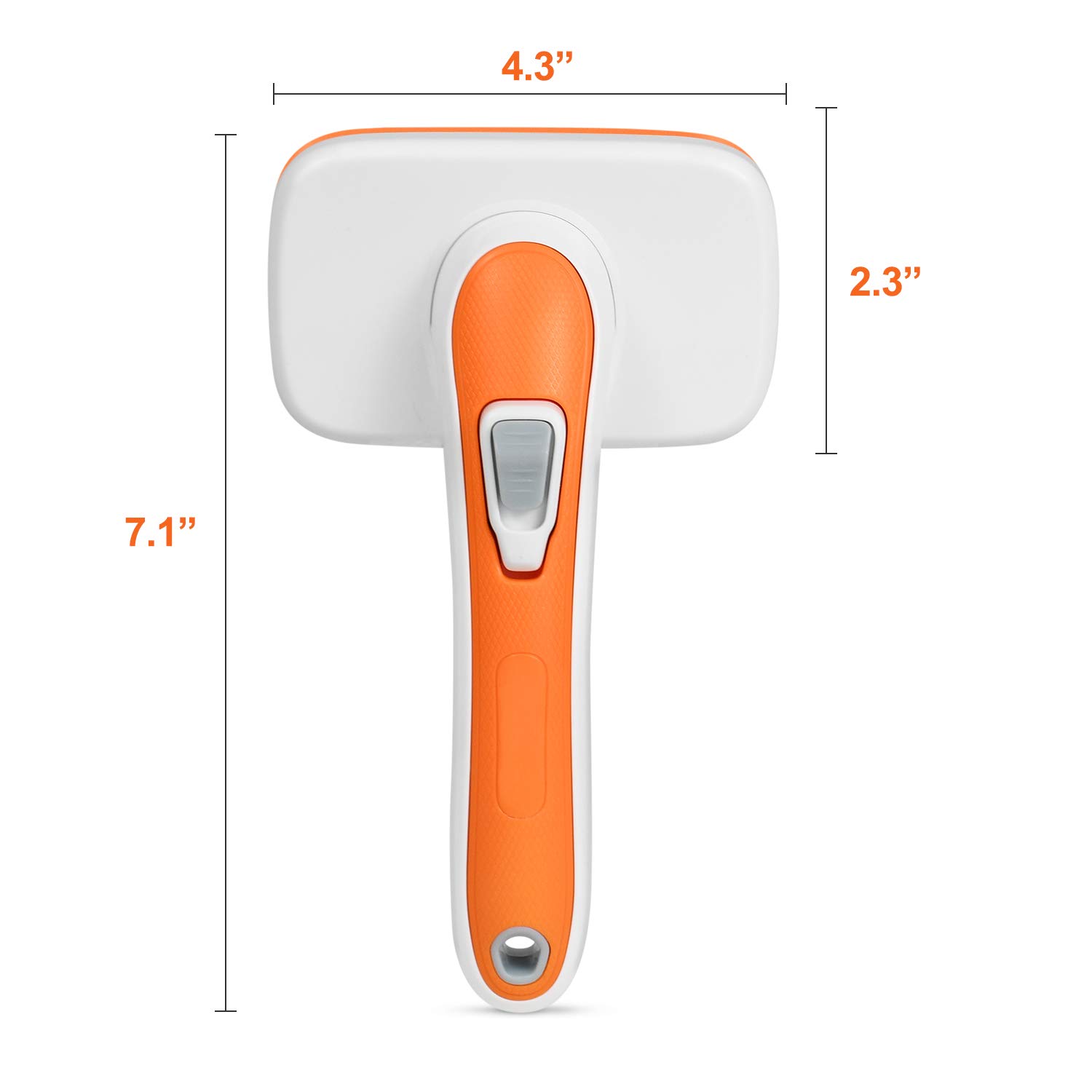 FYRA Dog Brush & Cat Brush, Pet Grooming comb with Massages Particle, for Removes Undercoat, Shedding Mats and Tangled Hair, Easy to Clean, Pet grooming tools for all sizes of dogs and cats.: Beauty